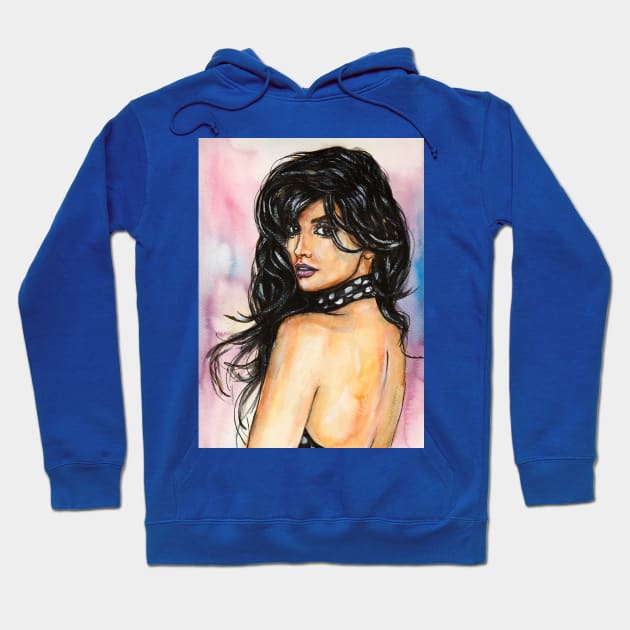 Penélope Cruz Hoodie by Svetlana Pelin